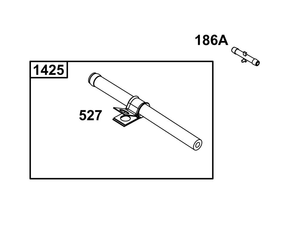 Fuel Supply Group Diagram and Parts List for 613777-0013-J1 400000 - 699999 Briggs and Stratton Engine